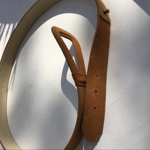 2 for $25 Caramel Tan Leather Belt Medium Coldwater Creek - Picture 8 of 10
